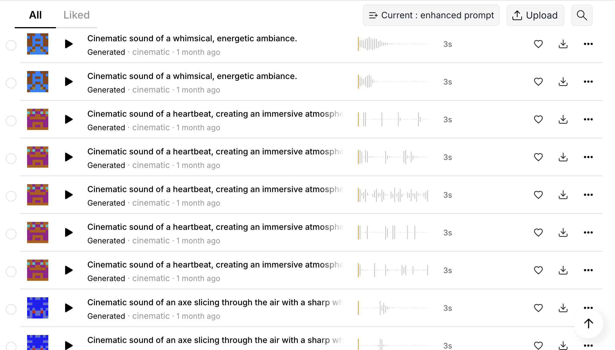 Features demonstration